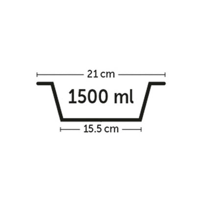  Gamelle 1500 Ml Rimboé En Bambou Taupe Pour Chien