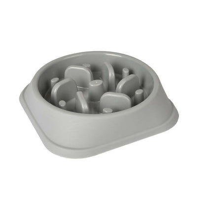  Gamelle Bobo 1 Anti Glouton Grise 500 Ml ø 17 Cm Pour Chien