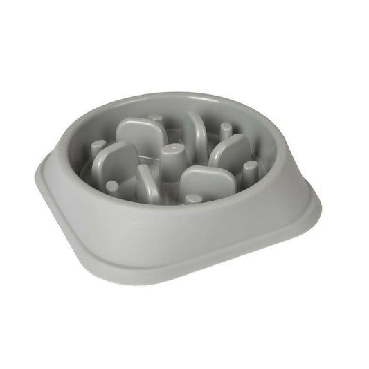  Gamelle Bobo 1 Anti Glouton Grise 500 Ml ø 17 Cm Pour Chien