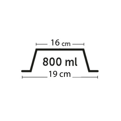  Gamelle 800 Ml Anti Glouton, Rimboé, Anti Dérapant, Taupe, Pour Chien