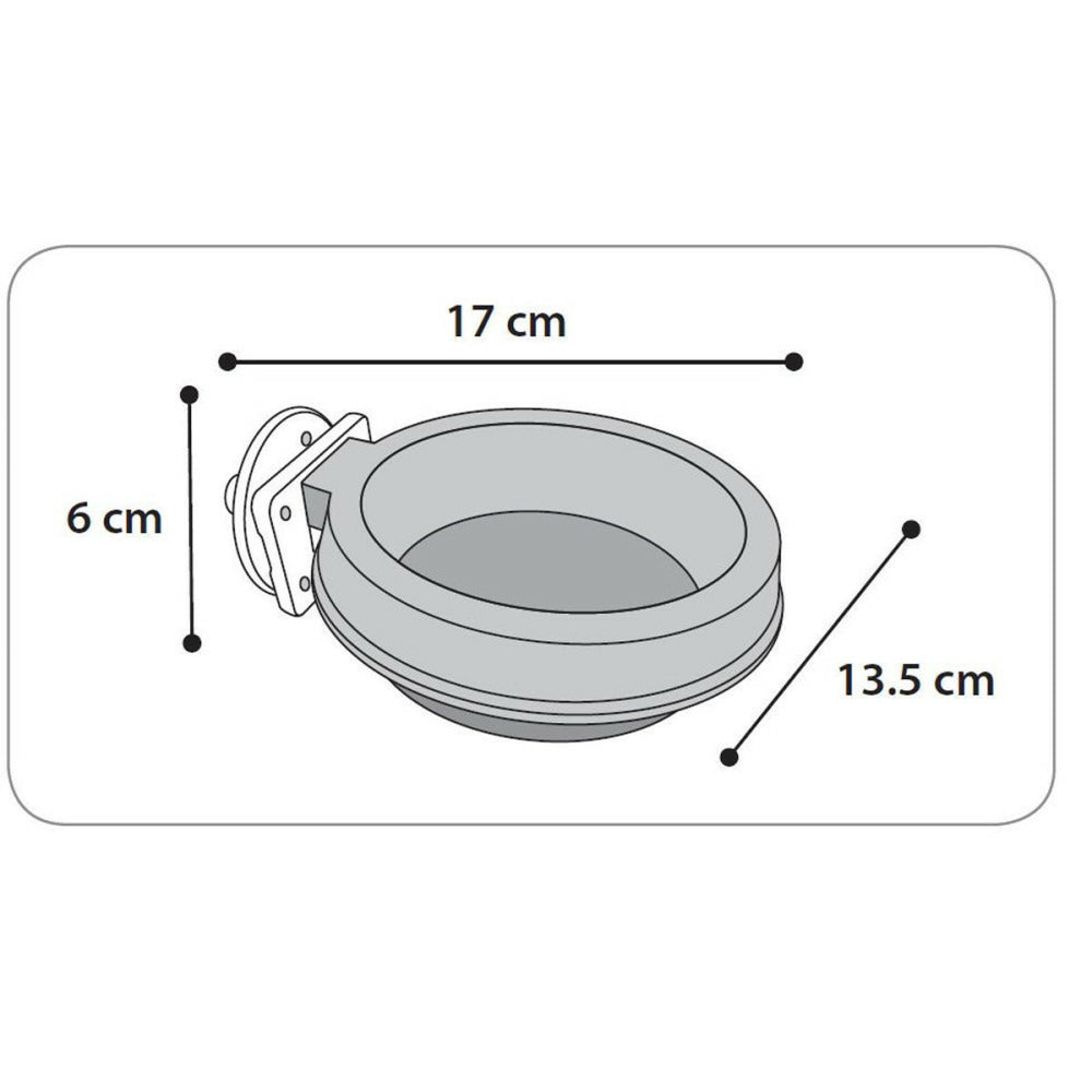  Gamelle Kerry A Fixer ø 10 Cm 300 Ml, Pour Chien Ou Chat.