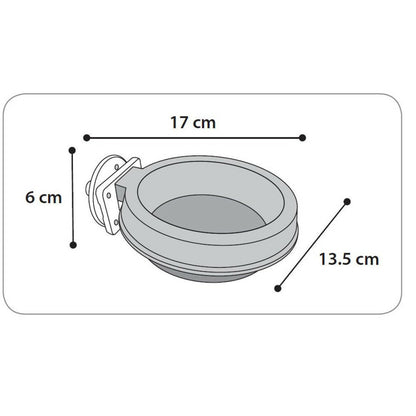  Gamelle Kerry A Fixer ø 10 Cm 300 Ml, Pour Chien Ou Chat.