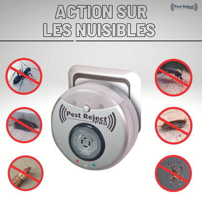  Pest Reject Pro - Lot De 4 - Répulsif Nuisibles Repulse Power