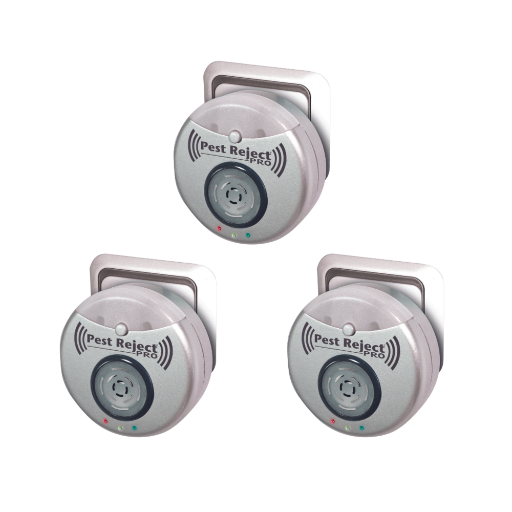  Pest Reject Pro - Lot De 3 - Répulsif Nuisibles Repulse Power