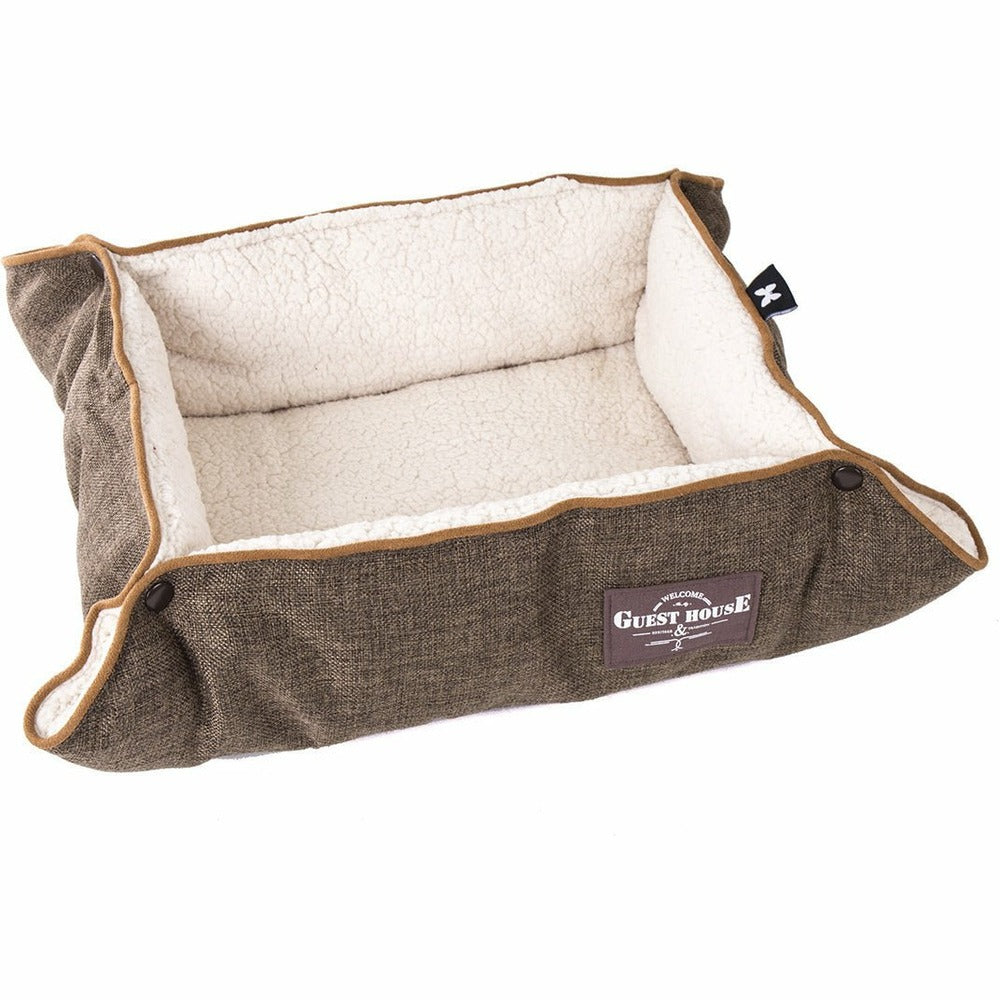 MARTIN SELLIER Panier Pour Chiens Et Chats Taille : L. 90 Cm X L. 72 Cm ( Déplié )