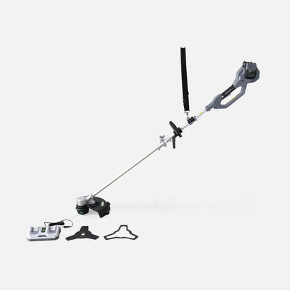  Voltr 36v – Débroussailleuse ø38cm Sans Fil – Avec 2 Batteries Litihium 2.0ah + Double Chargeur Charge Rapide. 1 Bobine Double Fil