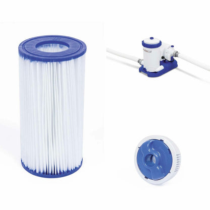  Kit Piscine Géante Complet Bestway – Spinelle – Piscine Ovale Tubulaire 7x3 M Motif Aspect Bois. Pompe De Filtration. Échelle. Bâche