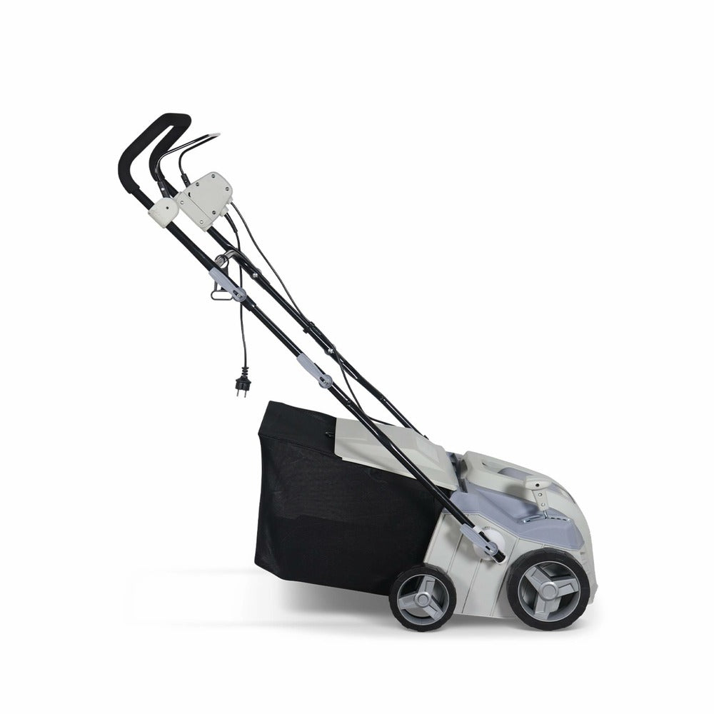  Voltr - Scarificateur électrique Gazon 1800w - Outil 2en1 Aérateur Et Démousseur Pelouse. 2 Rouleaux : Couteaux Et Griffes.