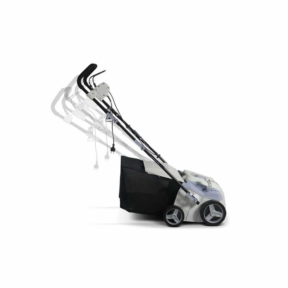  Voltr - Scarificateur électrique Gazon 1800w - Outil 2en1 Aérateur Et Démousseur Pelouse. 2 Rouleaux : Couteaux Et Griffes.