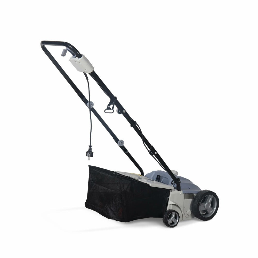  Voltr - Scarificateur électrique Gazon 1500w - Outil 2en1 Aérateur Et Démousseur Pelouse. 2 Rouleaux : Couteaux Et Griffe.
