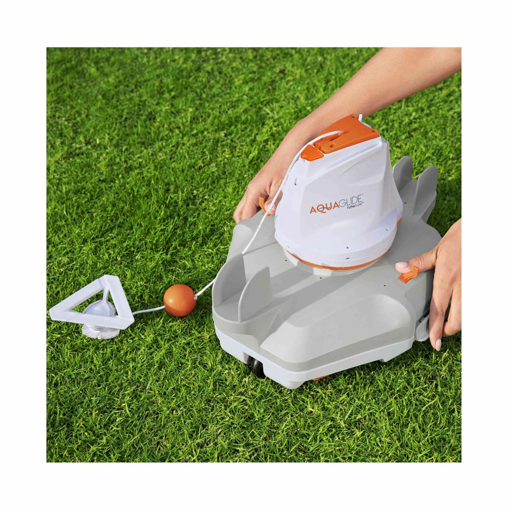  Robot Aspirateur Autonome Flowclear Aquaglide Pour Piscines à Fond Plat Jusqu'à 20m²