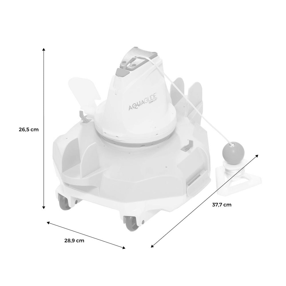  Robot Aspirateur Autonome Flowclear Aquaglide Pour Piscines à Fond Plat Jusqu'à 20m²