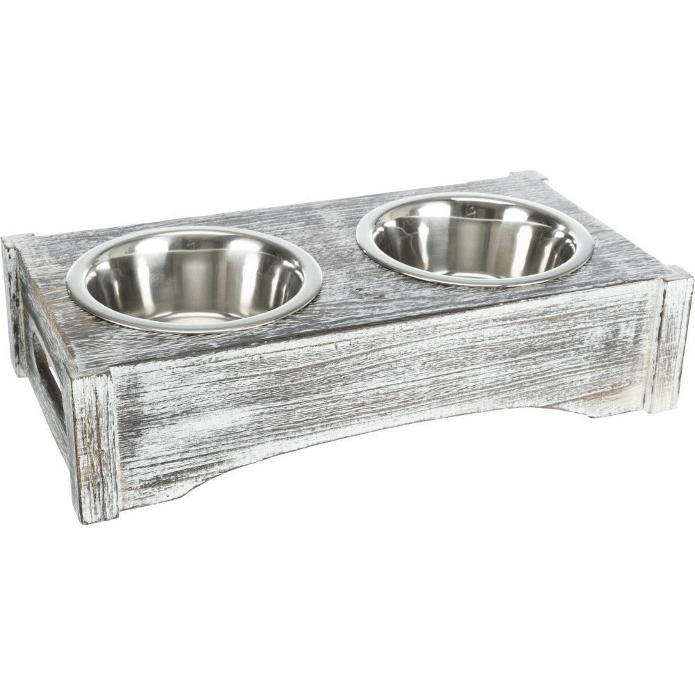 Trixie Set D'écuelles 42 × 10 × 22 Cm, ø 15 Cm Chat Ou Chien