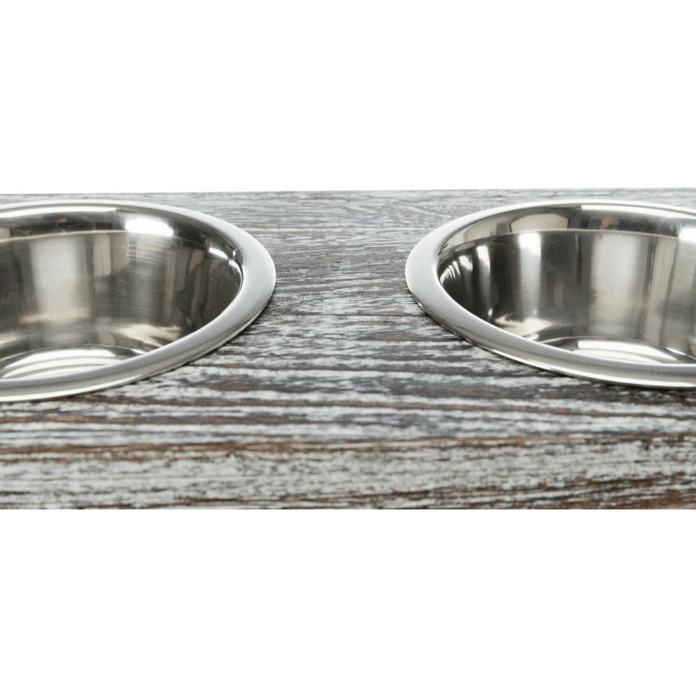 Trixie Set D'écuelles 42 × 10 × 22 Cm, ø 15 Cm Chat Ou Chien