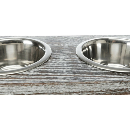 Trixie Set D'écuelles 42 × 10 × 22 Cm, ø 15 Cm Chat Ou Chien