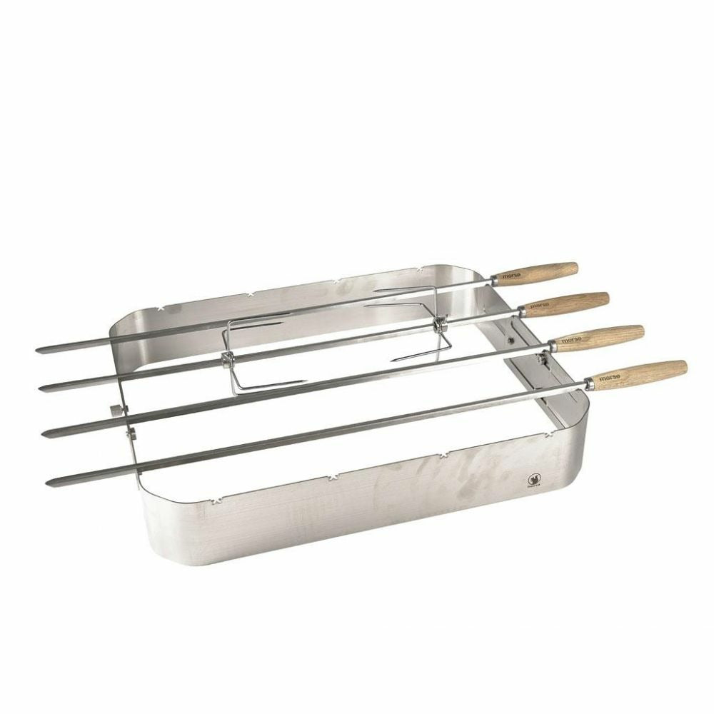  Cadre Et Porte Brochettes Acier Inoxydable Churrasco Morso