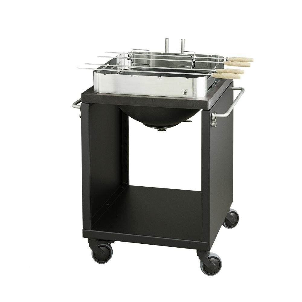  Cadre Et Porte Brochettes Acier Inoxydable Churrasco Morso