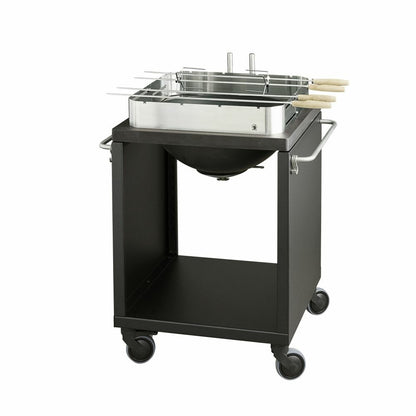  Cadre Et Porte Brochettes Acier Inoxydable Churrasco Morso