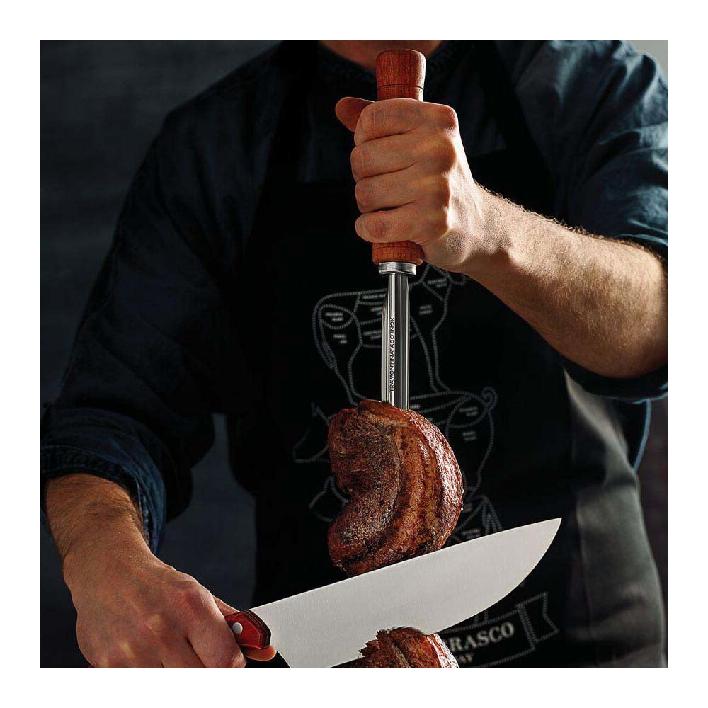 Tramontina Brochette En Inox Et Bois 55 Cm Churrasco