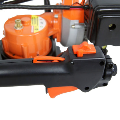  Tarière Thermique 52 Cm3 - 3 Cv + Lot De 3 Mèches (100, 150 Et 200 Mm)