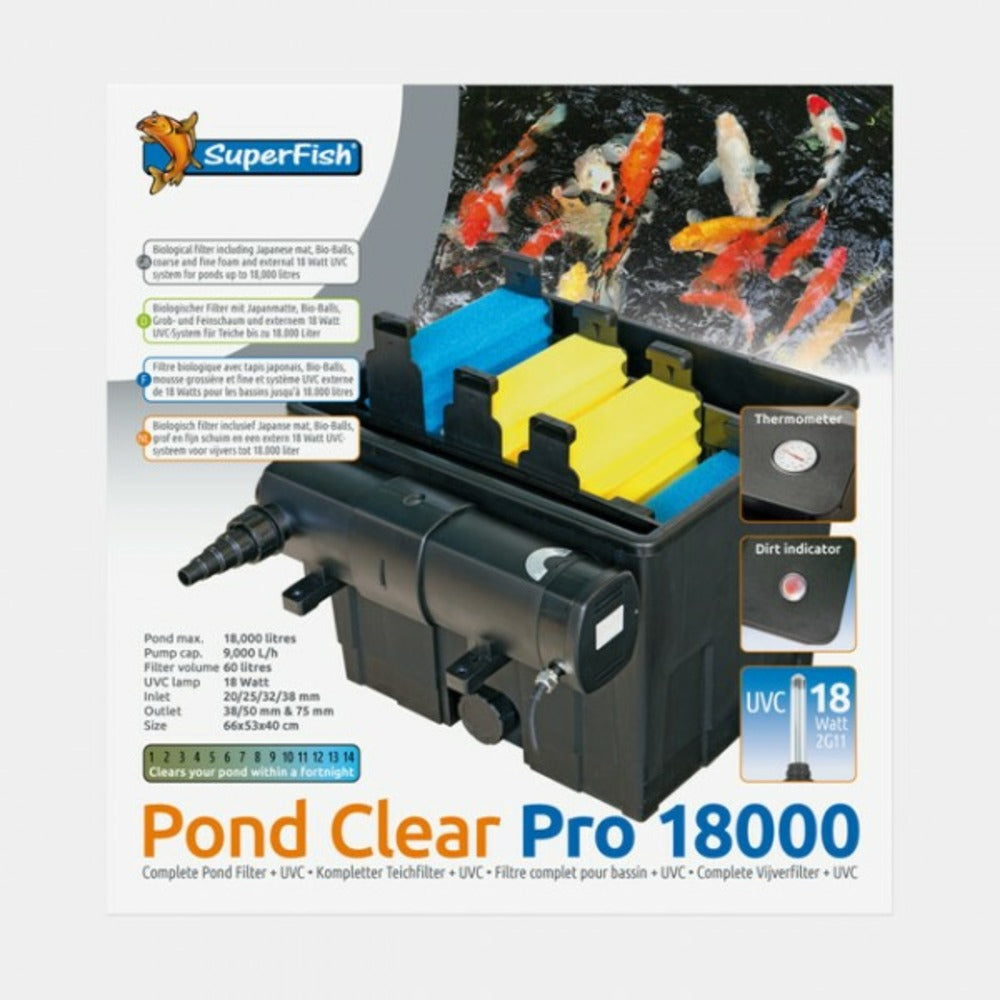 SuperFish Sf Pondclear Pro 18000 Uvc-18w