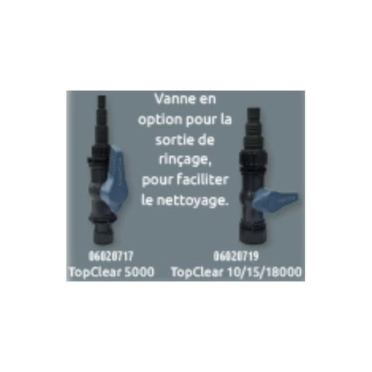SuperFish Valve Backwash Topclear 5000 (évacuation)