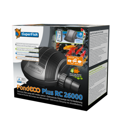 SuperFish Pond Eco Plus Rc 26000 Variateur (15800 à 25100 L/h)