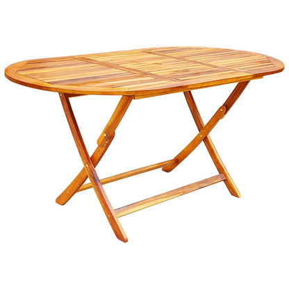 VIDAXL Ensemble De Jardin Pliable En Acacia