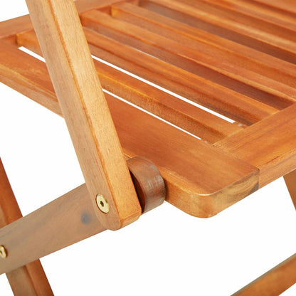 VIDAXL Ensemble De Jardin Pliable En Acacia