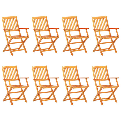 VIDAXL Ensemble De Jardin Pliable En Acacia