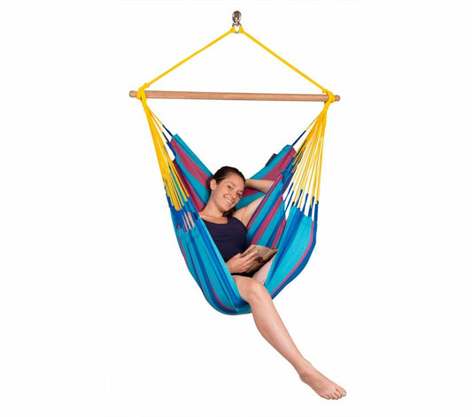 LA SIESTA Sonrisa Prune Basique : Hamac Chaise Basique