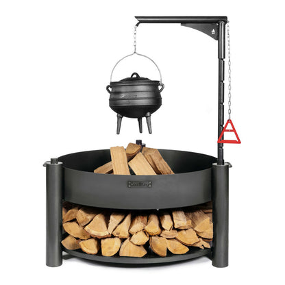  Braséro De Jardin Diam 80cm Avec Grille Multifonctionnelle Montana X De 60cm