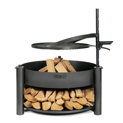  Braséro De Jardin Diam 80cm Avec Grille Multifonctionnelle Montana X De 60cm
