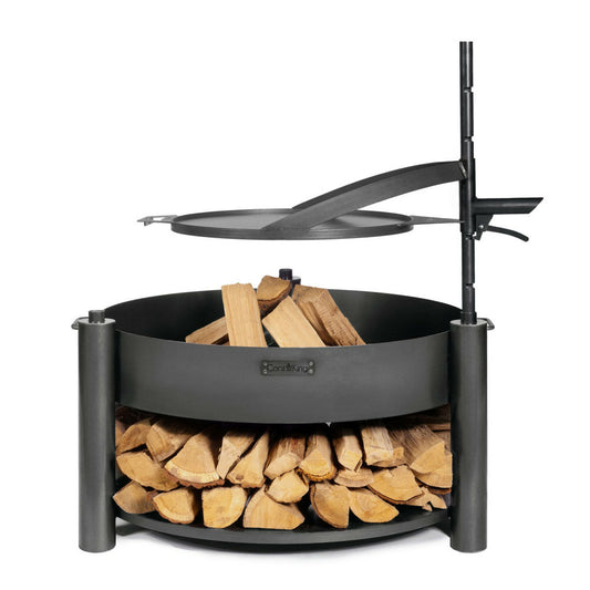  Braséro De Jardin Diam 80cm Avec Grille Multifonctionnelle Montana X De 60cm