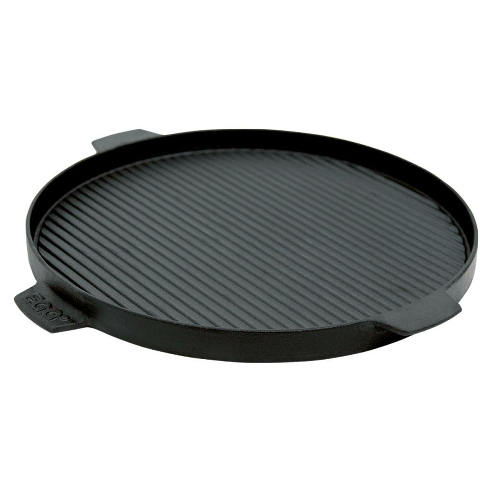  BIG GREEN EGG - Plancha Ronde En Fonte Réversible Big Green Egg 2XL/XL/L