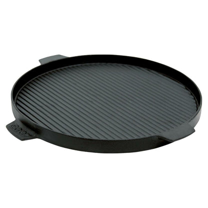  BIG GREEN EGG - Plancha Ronde En Fonte Réversible Big Green Egg 2XL/XL/L