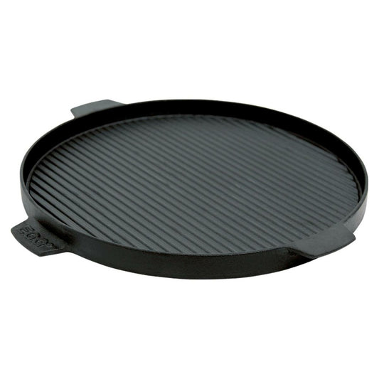  BIG GREEN EGG - Plancha Ronde En Fonte Réversible Big Green Egg 2XL/XL/L
