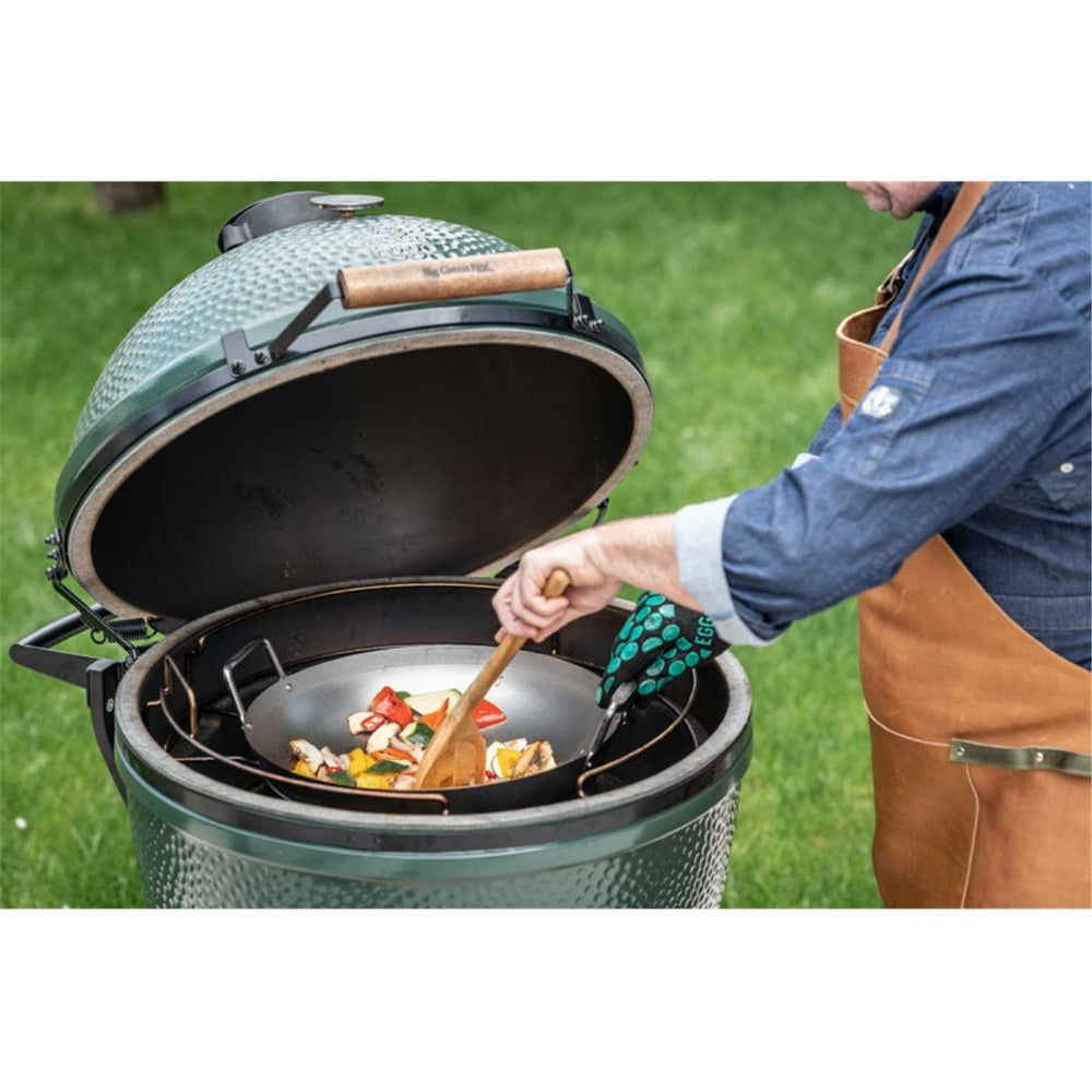  BIG GREEN EGG - Wok En Acier Carbone Big Green Egg 2XL/XL/L