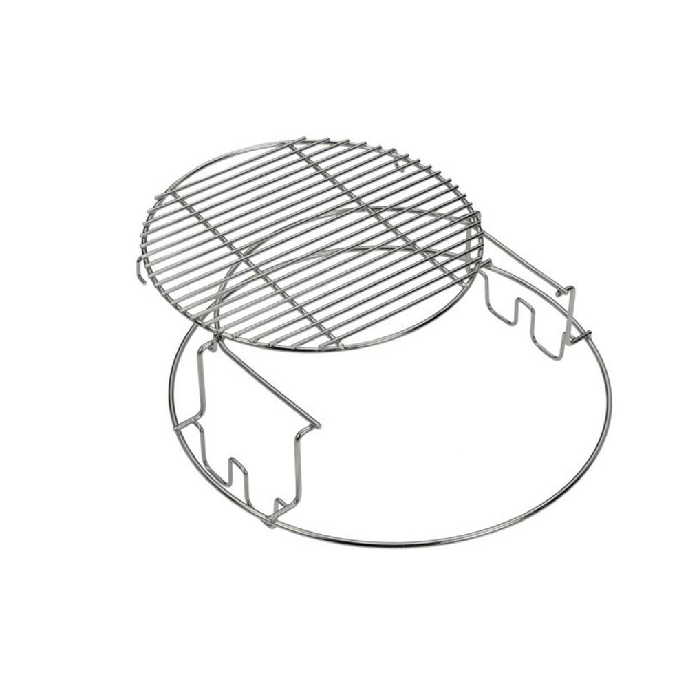  BIG GREEN EGG - Duo Grille Inox Multiniveau Pour Big Green Egg X-Large