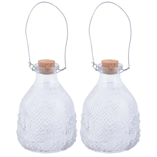 ESSCHERT DESIGN Attrape Guêpes En Verre Chiné (lot De 2)