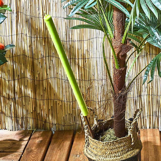  Stick Bougie à La Citronnelle En Bambou 70 Cm (lot De 5)