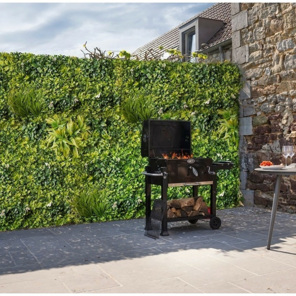  Mur Végétal Artificiel Extérieur Et Intérieur Prêt à Poser 1m X 1m Liseron