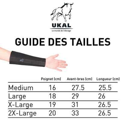  Paire De Manchettes De Protection En Néoprène - Xxl