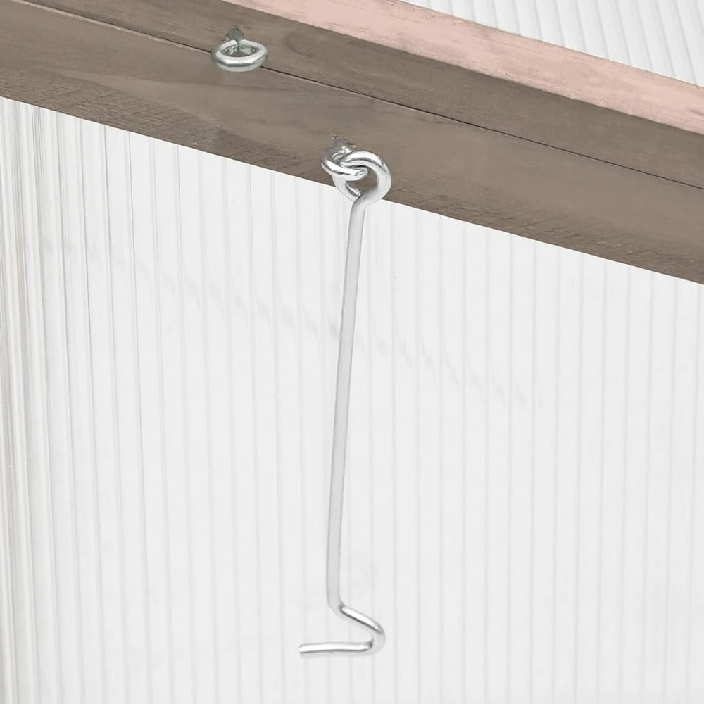 VIDAXL Serre Gris 110x58,5x39 Cm Bois De Sapin