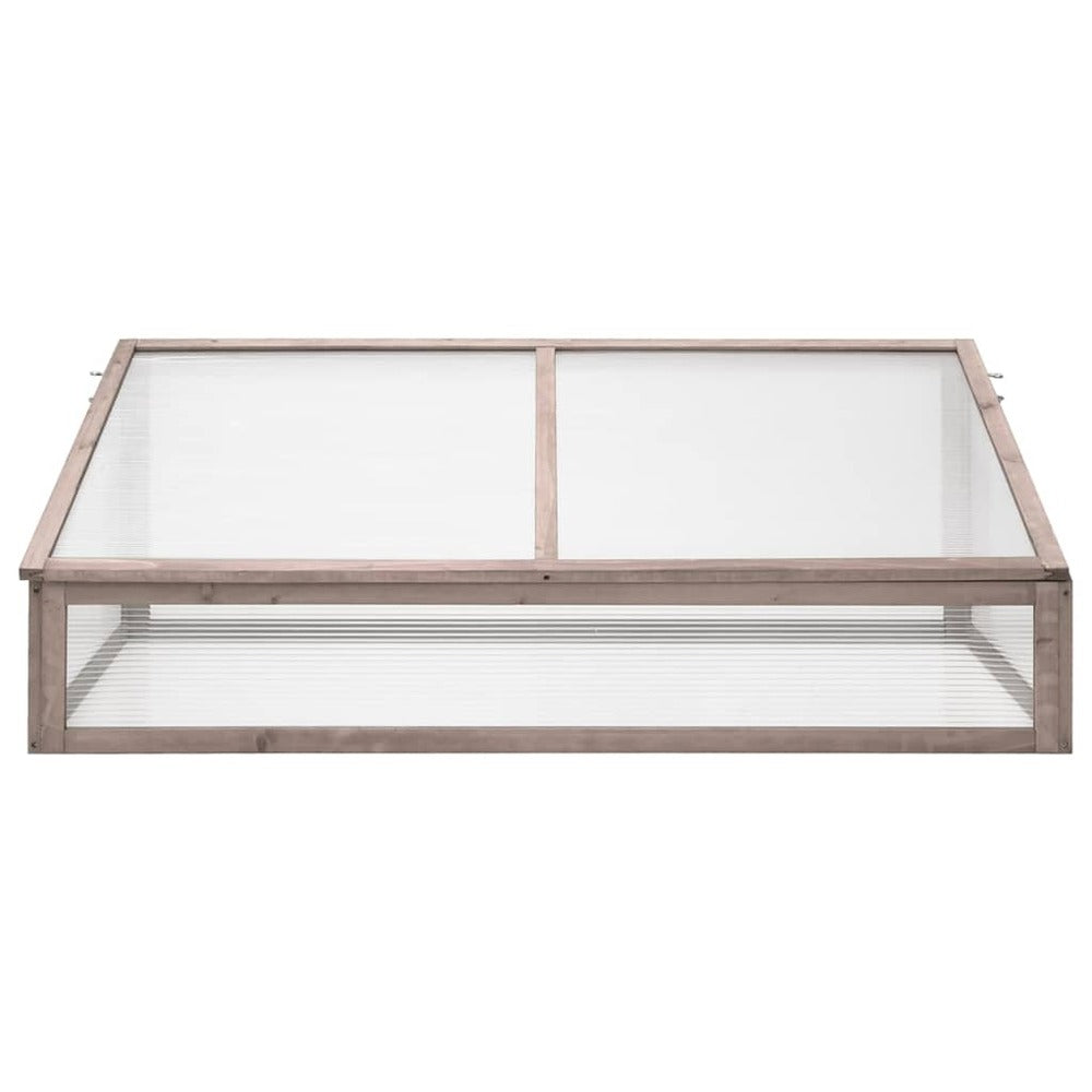 VIDAXL Serre Gris 110x58,5x39 Cm Bois De Sapin