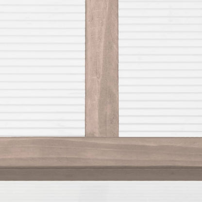 VIDAXL Serre Gris 110x58,5x39 Cm Bois De Sapin