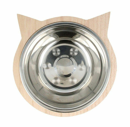  2 Gamelles Inox Tête De Chat à Décorer