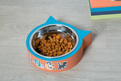  2 Gamelles Inox Tête De Chat à Décorer