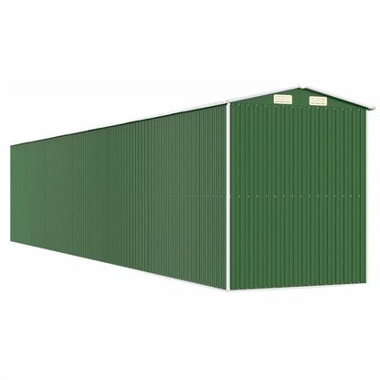 VIDAXL Abri De Jardin Vert 192x1021x223 Cm Acier Galvanisé