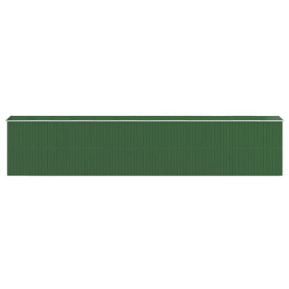 VIDAXL Abri De Jardin Vert 192x1021x223 Cm Acier Galvanisé